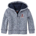 Baby And Toddler Boys Sherpa Sweater Fleece Zip Up Hoodie